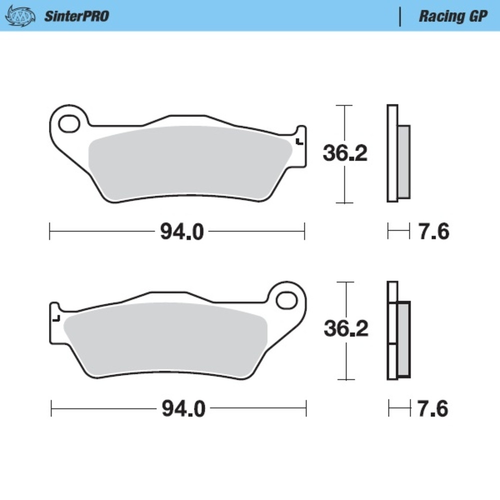 MOTO MASTER SINTERPRO RACING GP BRAKE PAD - FD0186