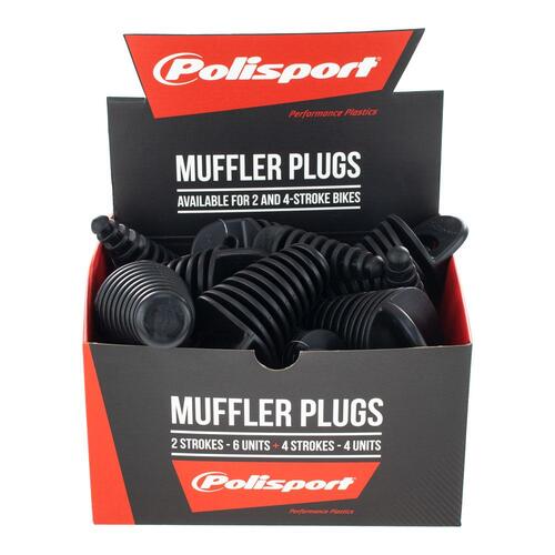 POLISPORT EXHAUST BUNG PACK OF 10(6 LARGE 4 SMALL)