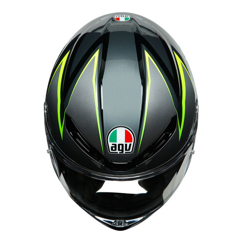 AGV K6 FLASH GREY BLACK LIME S