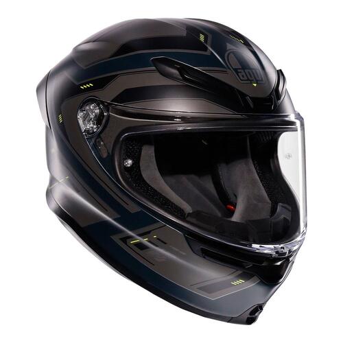 AGV K6 S ENHANCE MATT GREY YELLOW FLURO S