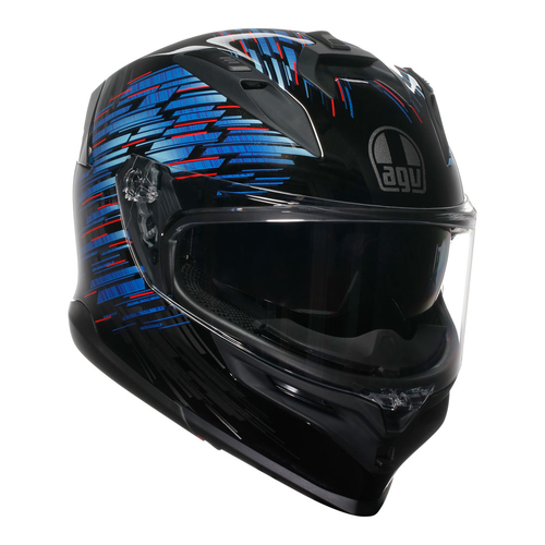 AGV K7 GENISYS BLACK BLUE GREY S
