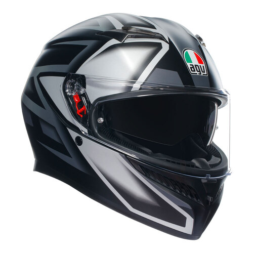 AGV K3 COMPOUND MATT BLACK GREY S