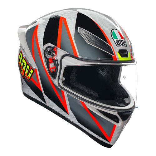 AGV K1 S BLIPPER GREY RED S