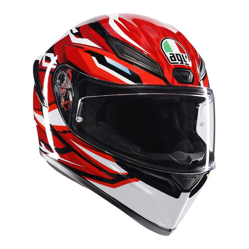 AGV K1 S LION BLACK RED WHITE M