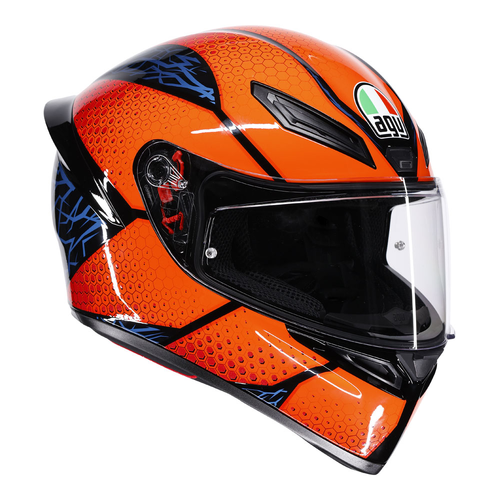 AGV K1 S SPEEDARMOR BLACK ORANGE BLUE S