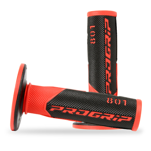 PROGRIP DUAL DENSITY 801 HALF WAFFLE GRIP RED