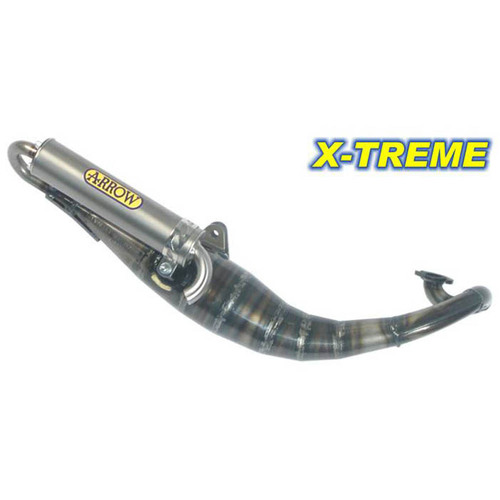 ARROW EXHAUST HOMOLOGATED EXTREME WITH ALUMINIUM SILENCER - YAMAHA AEROX 