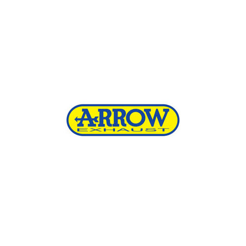 ARROW EXHAUST HOMOLOGATED ALUMINIUM DARK THUNDER SLIP-ON CARBON CAP - APRILIA SR 125 MOTARD '13-16