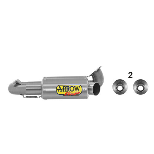 ARROW EXHAUST GP2 SILENCERS LH & RH TITANIUM  - DUCATI PANIGALE 899/1199S 