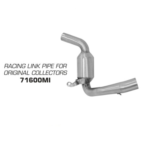 ARROW LINK PIPE - RACE NON CATALYZED STAINLESS - KTM DUKE 390