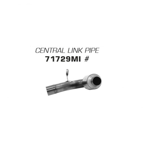 ARROW LINK PIPE - STAINLESS - BMW F 900 R & XR