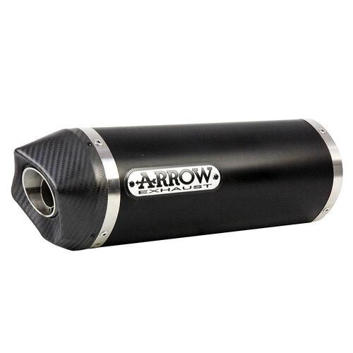 ARROW SILENCER - RACE-TECH ALUMINIUM DARK WITH CARBON END CAP - DUCATI MULTISTRADA 1200 '10-14 DIAVE
