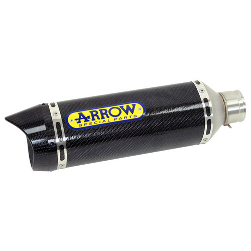 ARROW SILENCER - THUNDER CARBON FIBRE WITH CARBON END CAP - SUZUKI GSX-R 600 & 750 '11-UP