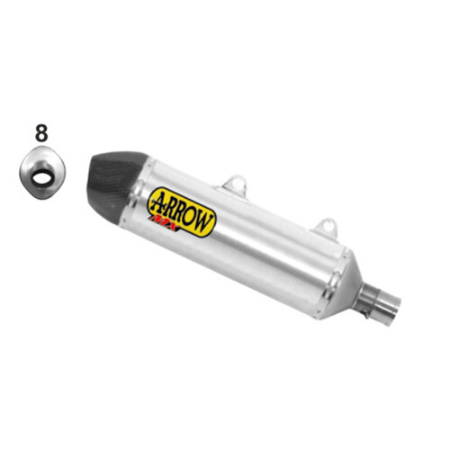 ARROW SILENCER - RACE-TECH ALUMINIUM WITH CARBON END CAP - HUSQVARNA FC 450