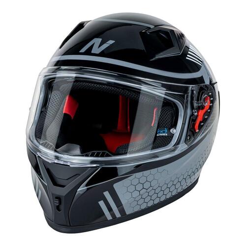 NITRO N501 DVS HELMET BLACK GREY XS
