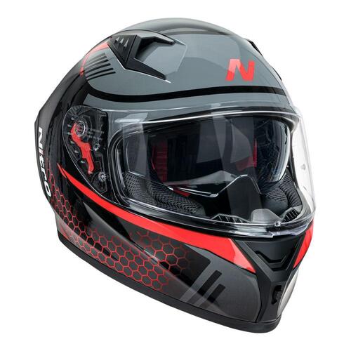 NITRO N501 DVS HELMET BLACK RED XS