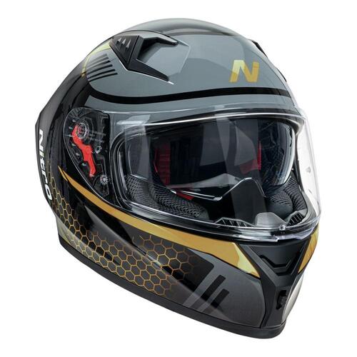 NITRO N501 DVS HELMET BLACK GOLD S