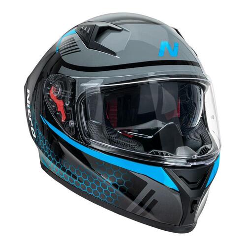NITRO N501 DVS HELMET BLACK BLUE S