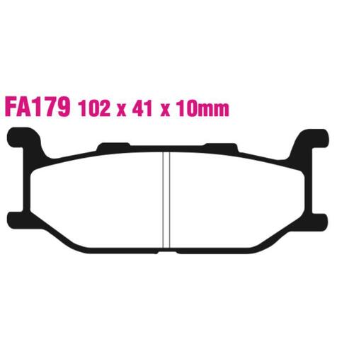 EBC DOUBLE-H SINTERED DISC PAD SET - FA179HH