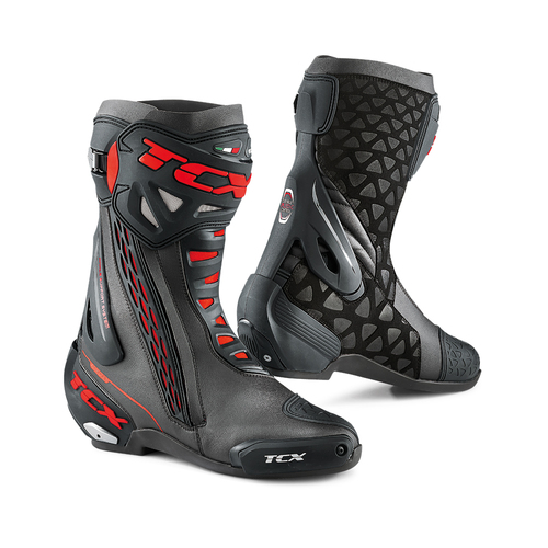 TCX RT-RACE BOOTS BLACK RED 40