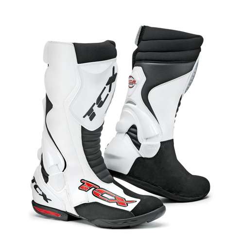 TCX TCS SPEEDWAY BOOTS WHITE 42