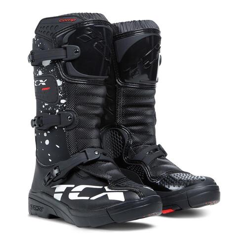 TCX COMP KID BOOTS BLACK WHITE 29