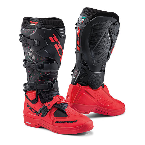 TCX COMP EVO 2 MICHELIN BOOTS BLACK RED 40