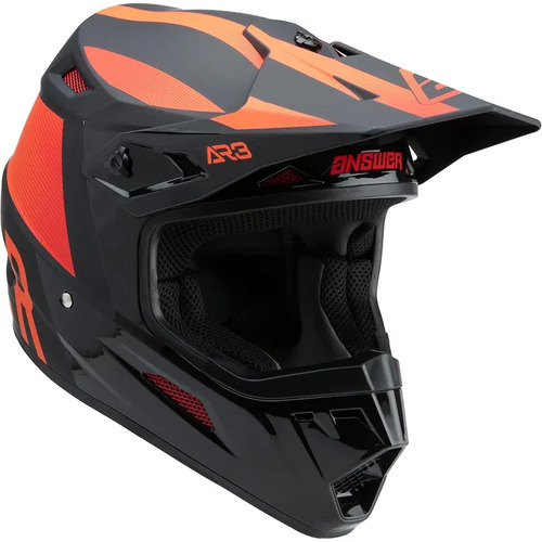 ANSWER 2022 AR-3 HELMET PHANTOM BLACK RED S