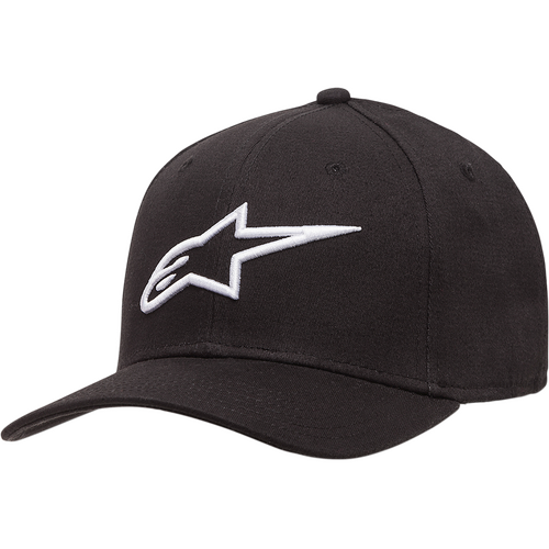 ALPINESTARS KIDS AGELESS CURVE HAT BLACK WHITE 