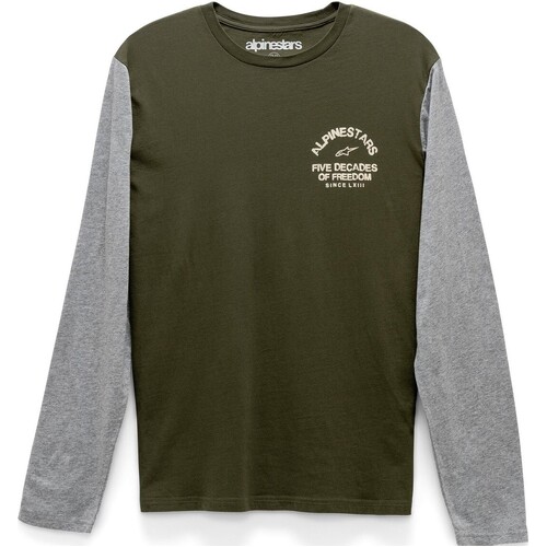 ALPINESTARS DECADES PREMIUM TEE MILITARY GREEN S