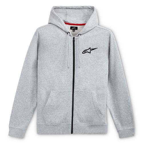 ALPINESTARS AGELESS CHEST HOODIE GREY HEATHER BLACK XL