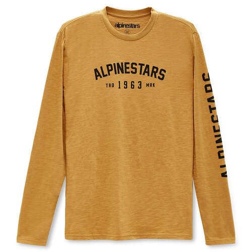 ALPINESTARS IMPERIAL LONG SLEEVE TEE MUSTARD S