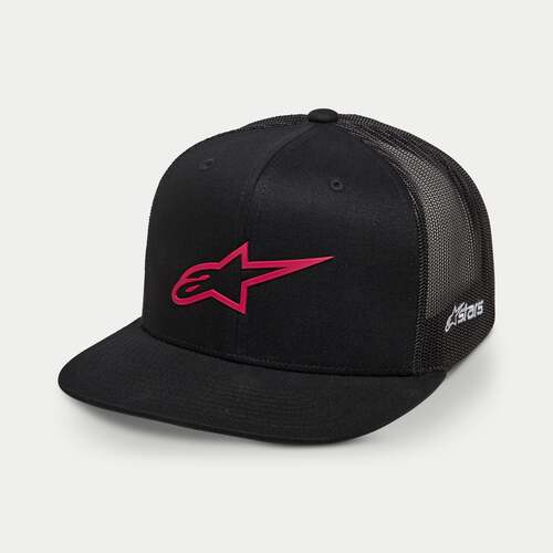 ALPINESTARS 3D AGELESS TRUCKER HAT BLACK RED 
