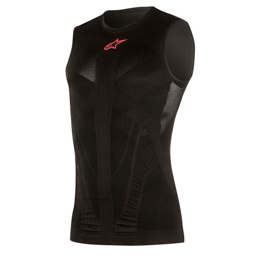 ALPINESTARS TECH TANK SUMMER BLACK RED XS/S
