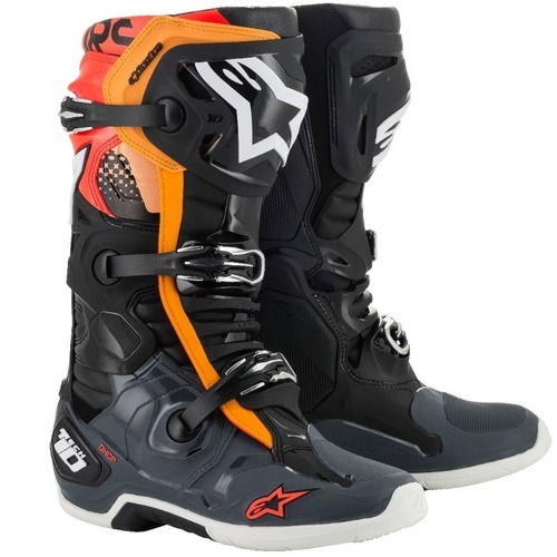 ALPINESTARS TECH 10 MY20 BLACK GREY FLURO ORANGE 7