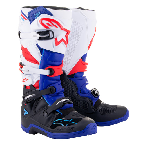 ALPINESTARS TECH 7 MY14 BLACK DARK BLUE RED WHITE 07