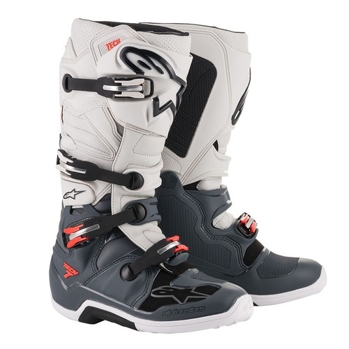 ALPINESTARS TECH 7 MY14 DARK GREY LIGHT GREY BLACK 8