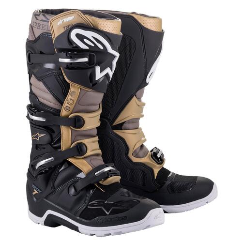 ALPINESTARS TECH 7 DRYSTAR ENDURO BLACK GREY GOLD 13