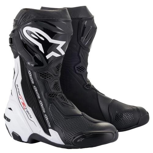 ALPINESTARS SUPERTECH R V2 BOOT BLACK WHITE 44