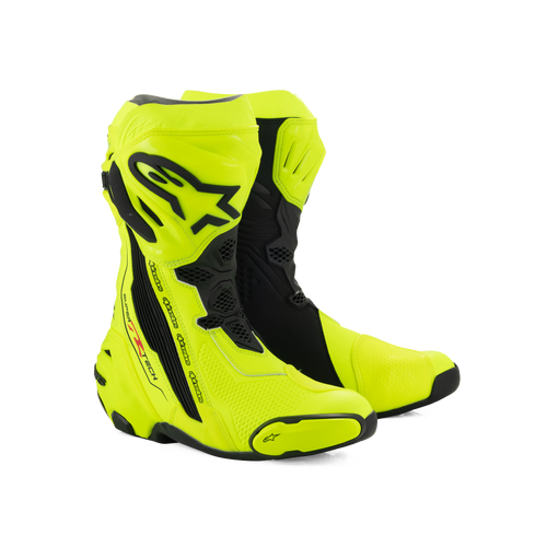 ALPINESTARS SUPERTECH R V2 BOOT FLURO-YELLOW BLACK 37