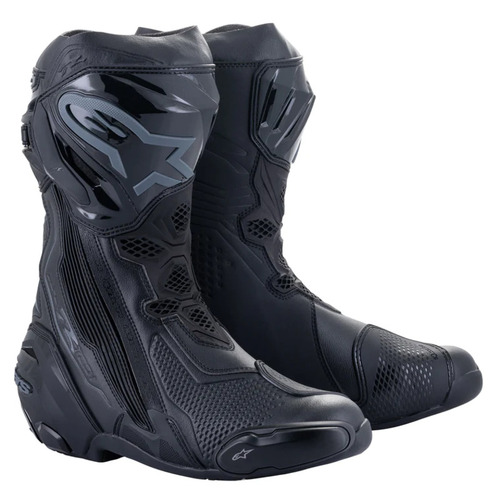 ALPINESTARS SUPERTECH R V2 BOOTS BLACK BLACK 48