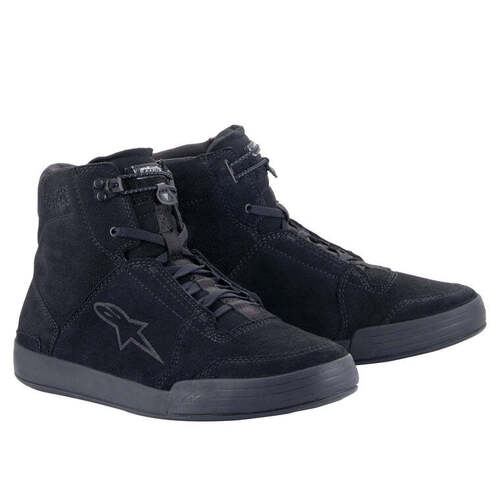 ALPINESTARS CHROME RIDE SHOE BLACK BLACK 6