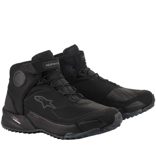 ALPINESTARS CR-X DRYSTAR RIDING SHOES BLACK BLACK 8
