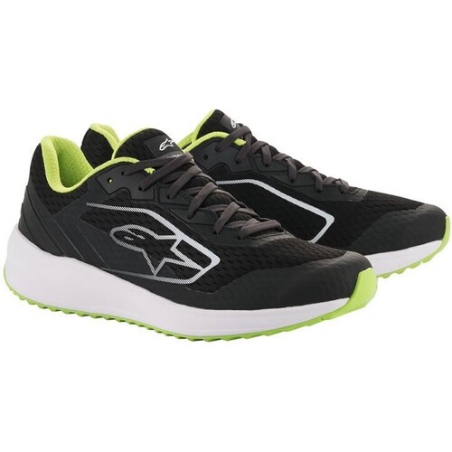ALPINESTARS META ROAD SHOE BLACK GREEN WHITE 12