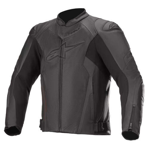 ALPINESTARS FASTER V2 AIR LEATHER JACKET BLACK BLACK 56