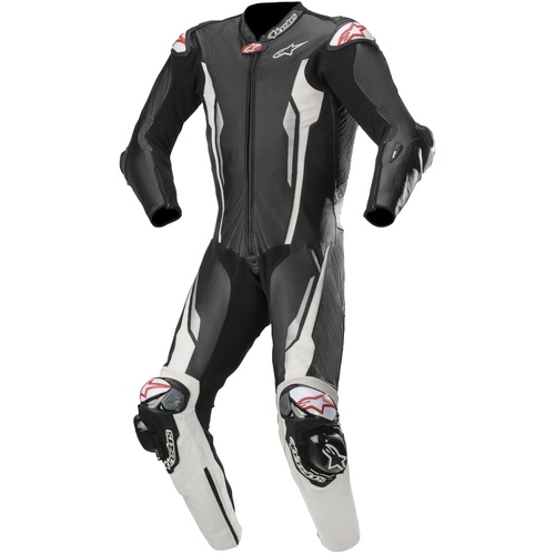 ALPINESTARS RACING ABSOLUTE TECH AIR PERFORATED SUIT BLACK WHITE 48