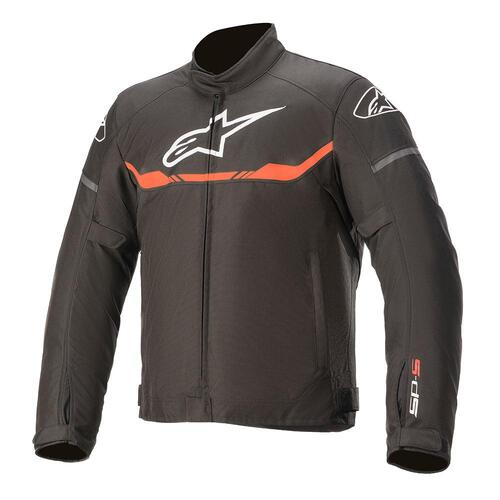ALPINESTARS T-SP S WATERPROOF JACKET BLACK FLURO RED S
