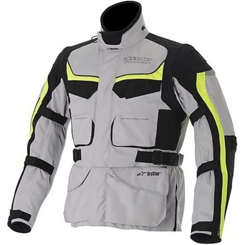 ALPINESTARS CALAMA DRYSTAR JACKET WHITE GREY YELLOW S