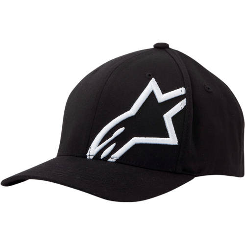 ALPINESTARS CORP SHIFT 2 CURVED BRIM BLACK WHITE S/M