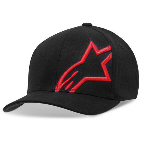 ALPINESTARS CORP SHIFT 2 CURVED BRIM BLACK RED XXL
